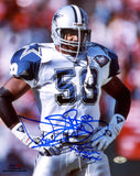 DIXON EDWARDS AUTOGRAPHED 8X10 PHOTO COWBOYS "XXVII XXVIII XXX" MCS HOLO 208949