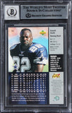 Cowboys Emmitt Smith Signed 1997 Upper Deck #133 Card Auto Grade 10! BAS Slabbed