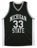 Michigan State Magic Johnson Signed Green Pro Style Jersey BAS Witnessed 3