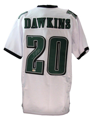 Brian Dawkins Autographed Philadelphia Eagles Custom Jersey Beckett 186808