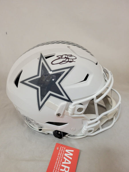 EMMITT SMITH SIGNED DALLAS COWBOYS STS 3 SPEEDFLEX AUTHENTIC HELMET PR – Super Sports Center
