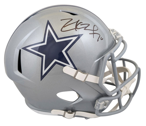 Cowboys Zack Martin Authentic Signed Full Size Speed Rep Helmet BAS Witnessed