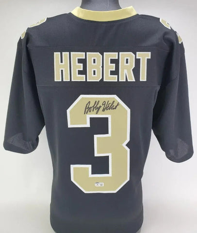 Bobby Hebert Signed New Orleans Saints Jersey (Beckett) 1983 USFL Champion Q.B.