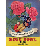 Unautographed Magazine Ohio State vs California 1950 Rose Bowl Program 58449