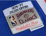Julius Erving 76ers Signed Mitchell & Ness 1982-83 Hardwood Swingman Jersey