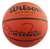 Bulls Michael Jordan "Best Wishes" Authentic Signed Wilson Basketball BAS LOA