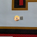 FRAMED SAN FRANCISCO 49ERS GARRISON HEARST AUTOGRAPH SIGNED JERSEY BECKETT HOLO