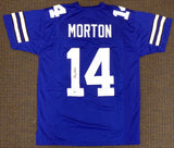 Dallas Cowboys Craig Morton Autographed Signed Blue Jersey Beckett BAS #B27310