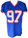 Dexter Lawrence II Signed/Auto Blue Custom Jersey NY Giants Beckett 203387