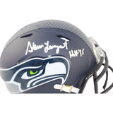 Steve Largent Signed Seattle Seahawks Mini Helmet HOF Beckett 44425