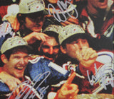 Colorado Avalanche 1996 Stanley Cup Champs Team Signed 38"x26" Canvas JSA LOA