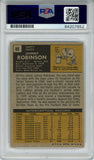 Johnny Robinson Autographed 1971 Topps #88 Trading Card PSA Slab 4346