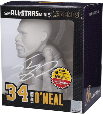 Shaquille O'Neal Lakers Signed smALL-STARS Grey Chase Variant Minis 6" Figurine