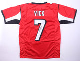 Michael Vick Signed Atlanta Falcons Red Jersey (JSA COA) 4xPro Bowl Quarterback