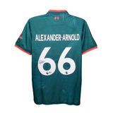 Trent Alexander Arnold Signed Liverpool Away Soccer Jersey #66 with Beckett COA