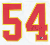 Leo Chenal Signed Kansas City Chiefs Jersey (Beckett) 2022 3rd Round Draft Pck