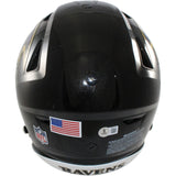 Ray Lewis Autographed Baltimore Ravens SpeedFlex Helmet Beckett Witness 56148