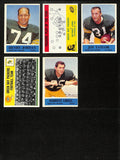 1964 Philadelphia Football Cards Green Bay Packers Partial Team Set (13) 200316
