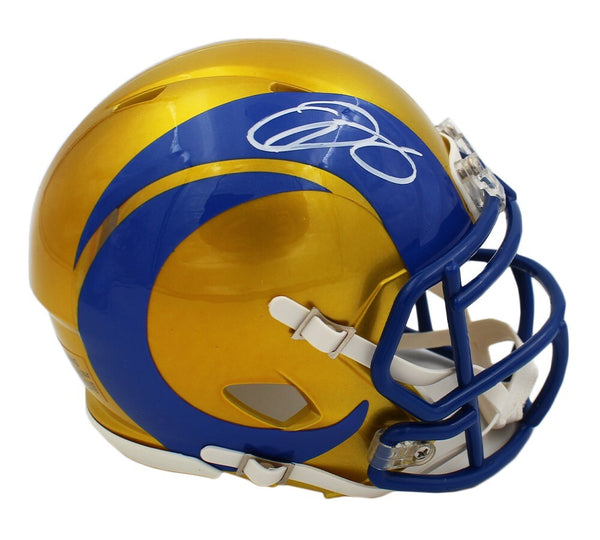 Odell Beckham Signed Los Angeles Rams Speed Flash NFL Mini Helmet
