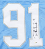Robert Porcher Signed Detroit Lions Jersey (JSA) Motown Defensive End 1992-2004