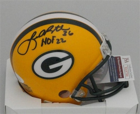 Packers LEROY BUTLER Signed Riddell Mini Helmet AUTO w/ HOF 2022 - JSA