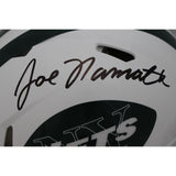 Joe Namath Autographed New York Jets TB 65-77 Authentic Helmet Beckett 48630