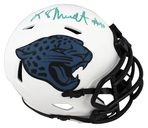 Jaguars Laviska Shenault Jr. Authentic Signed Lunar Speed Mini Helmet BAS Wit