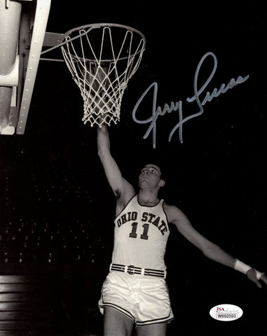 Jerry Lucas Autographed/Signed Ohio State Buckeyes 8x10 Photo JSA 42511