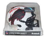 A.J. Epenesa Autographed Buffalo Bills Lunar Mini Helmet Beckett 35076