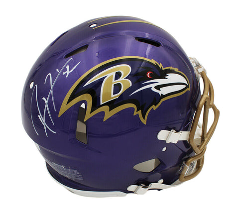Ray Lewis Signed Baltimore Ravens Speed Authentic Flash NFL Helmet