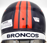 Russell Wilson Autographed Blue Full Size Helmet Broncos Fanatics DQ16478452