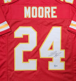 Chiefs Super Bowl Champ SKYY MOORE Signed Custom Replica Jersey AUTO - BAS