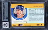 Blues Scott Stevens Signed 1990 Pro Set #528 Card Auto Graded 10! BAS Slabbed