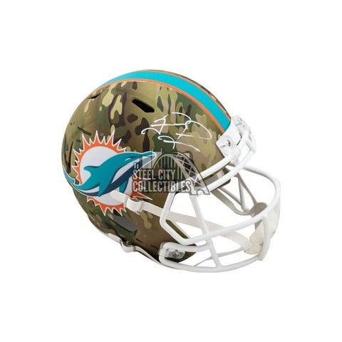 Tua Tagovailoa Autographed Dolphins Camo Replica F/S Football Helmet - Fanatics