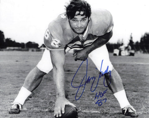 Jim Langer Autographed Signed 8x10 Photo Miami Dolphins "HOF 87" SKU #247449