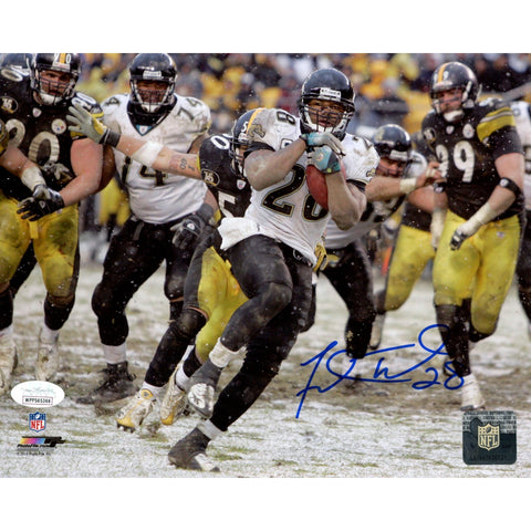 Fred Taylor Autographed Jacksonville Jaguars 8x10 Photo JSA 53554