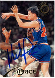 Mark Price Autographed/Signed 94-95 Topps Stadium Club #124 Card Beckett 52527