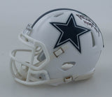 Randy White, Mel Renfro & Drew Pearson Signed Dallas Cowboys Mini Helmet /JSA