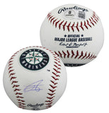 Mariners Julio Rodriguez Signed Seattle Mariners Logo OML Baseball BAS #BX68736