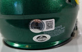 Bo Nix Autographed Dark Green Oregon Ducks Mini Helmet - Beckett COA