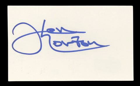 Ken Norton Authentic Signed 3x5 Index Card Autographed BAS #BL96459