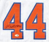 John Wallace Signed New York Knicks Jersey (JSA) 1996 1st Round NBA Draft Pick