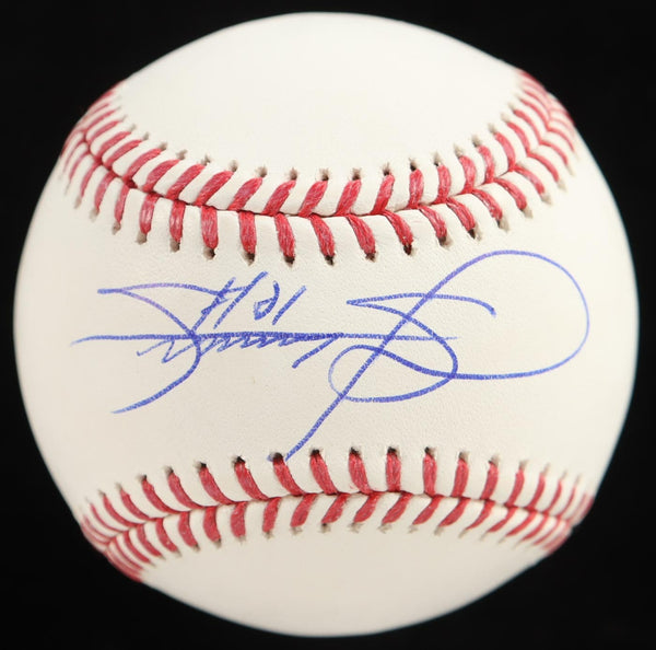 Sammy Sosa Signed OML Baseball (Beckett) Chicago Cubs All-Time Home Run Leader