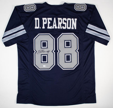 Drew Pearson Signed Dallas Cowboys Jersey (JSA QR Code) 3xPro Bowl Receiver