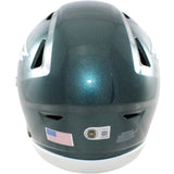 Devonta Smith Signed Philadelphia Eagles Mid-Sized Midi Helmet Beckett W 58595