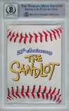 Brandon Adams Signed Card The Sandlot 20 Anniv. Beckett 10 Auto 40731