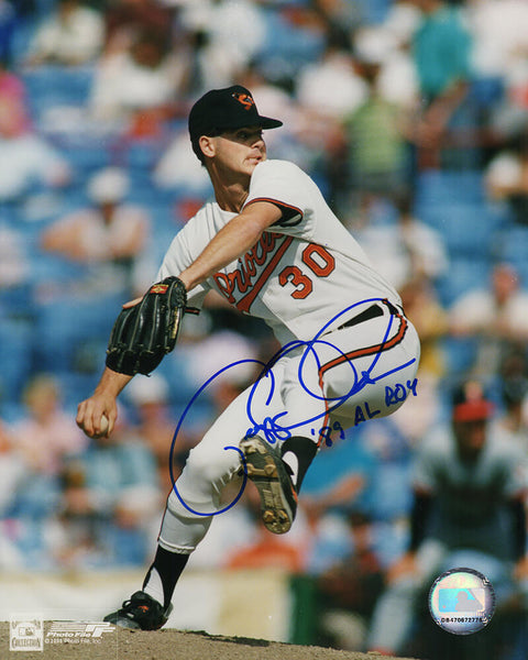 Gregg Olsen Signed Orioles Pitching Action 8x10 Photo w/89 AL ROY - (SS COA)