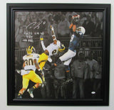 Allen Robinson PSU White Out 4 OT Signed/Autographed 24x24 Canvas JSA 143215