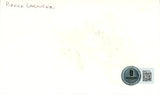 Pierre Larouche Autographed New York Rangers Index Card Beckett 45272