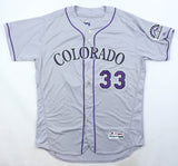 Larry Walker Signed Colorado Rockies Majestic Authentic Jersey "HOF 2020"TriStar